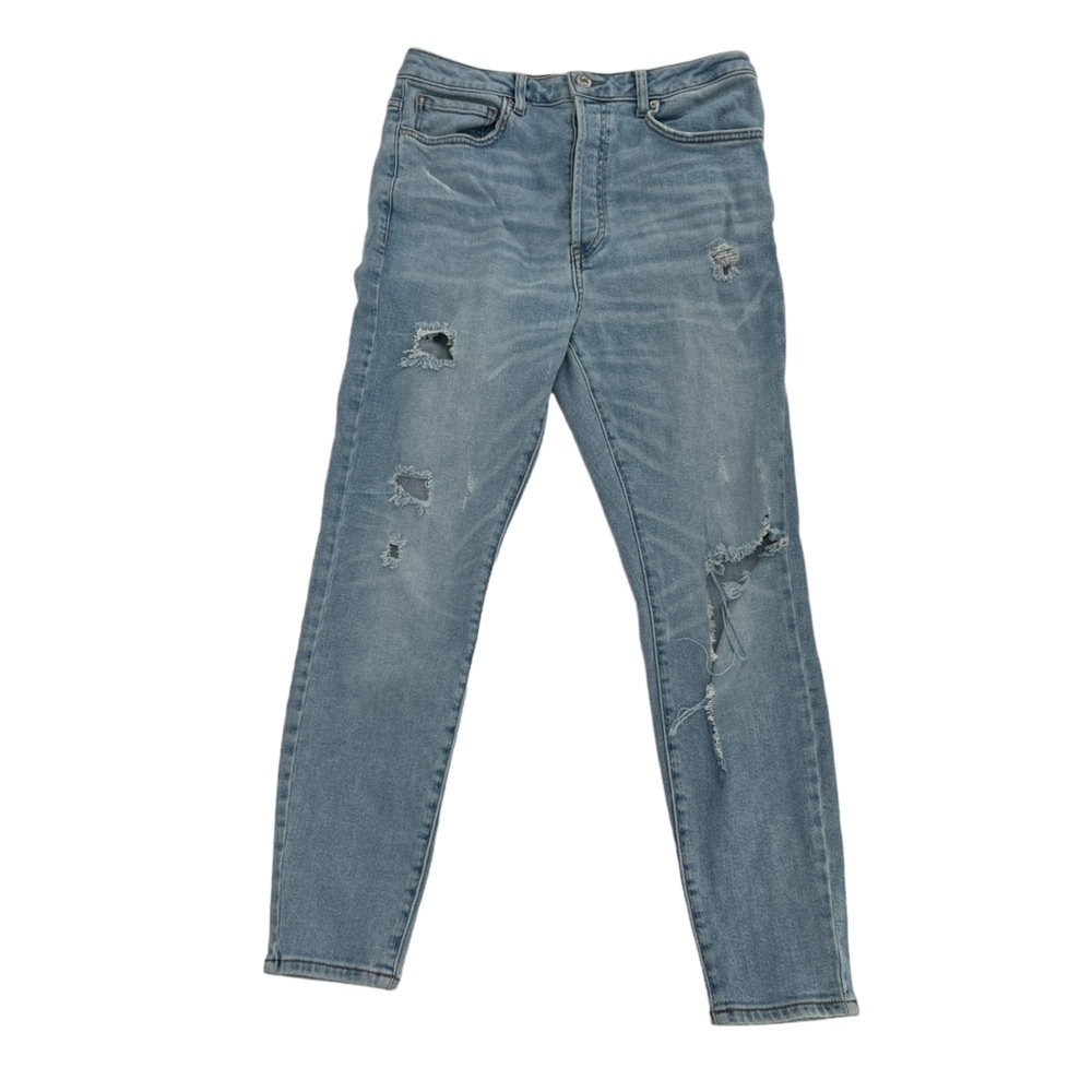 Forever 21 Button Fly Distressed Skinny Jeans Size 30 Women’s